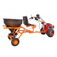 Distribuitor de sare și îngrășăminte granulate artificiale KRH 03 cu scaun