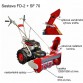 Unitate de alimentare Panter FD2 L224 cu freză de zăpadă SF70